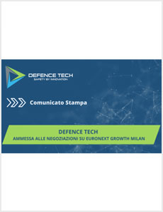 Defense Tech admitted to trading on Euronext Growth Milan